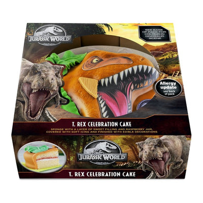 Gâteau de célébration Monde Jurassique Dinosaures Finsbury Food Group 888g