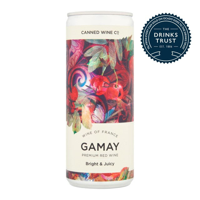 Canned Wine Co Gamay red wine 250ml can - British product