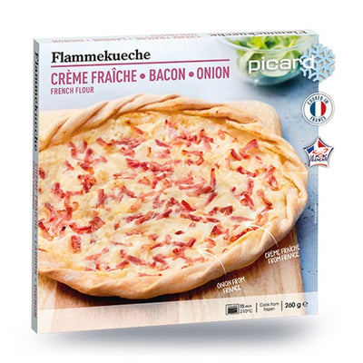 Picard Bacon, Creme Fraiche & Onion Frozen Pastry Tart 260g