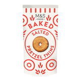 M&S salted pretzel thins 80g, imported from the UK