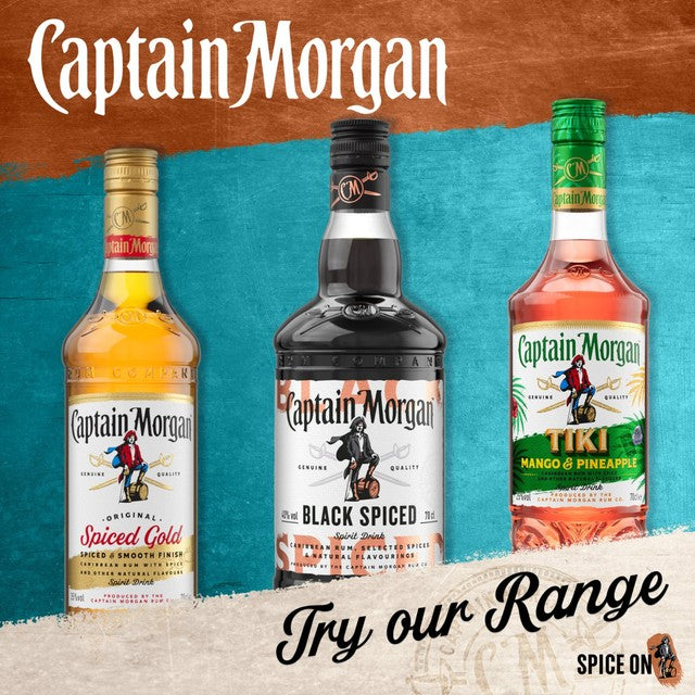 Captain Morgan Pineapple and Mango spirit drink 70cl - British product
