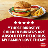 Birds Eye chicken burgers with golden wholegrain 200g - British product