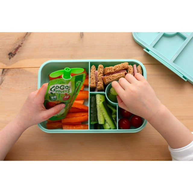 GoGo squeeZ apple fruit smoothie snack 4 x 90g pouches, UK version