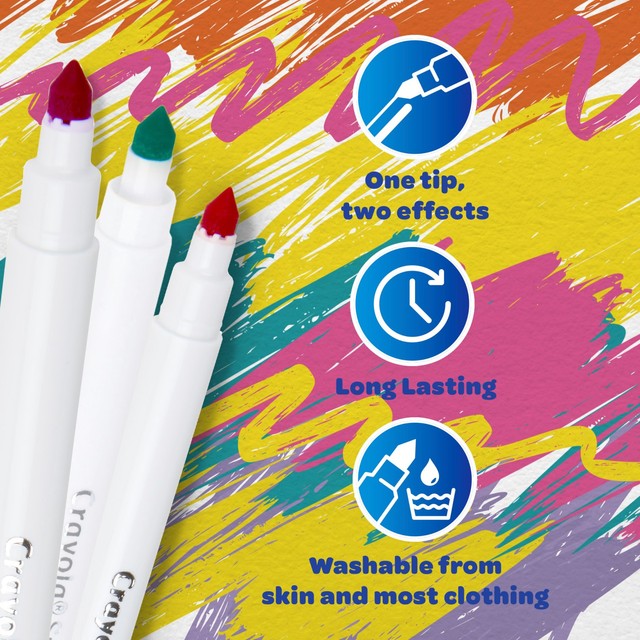Crayola Supertips markers 24 pack - British product