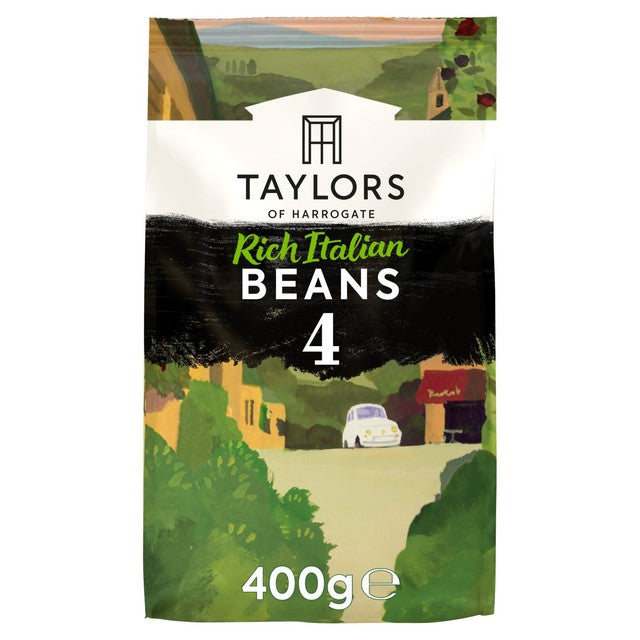 Taylors Of Harrogate Rich Italian coffee beans 400g, imported from the UK