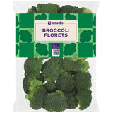 Ocado broccoli florets 400g, imported from the UK