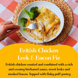 ByRuby chicken leek and bacon pie 600g - British product