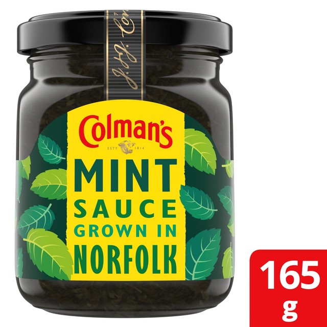 Colman's mint sauce 165g jar - British product