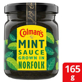 Colman's mint sauce 165g jar - British product