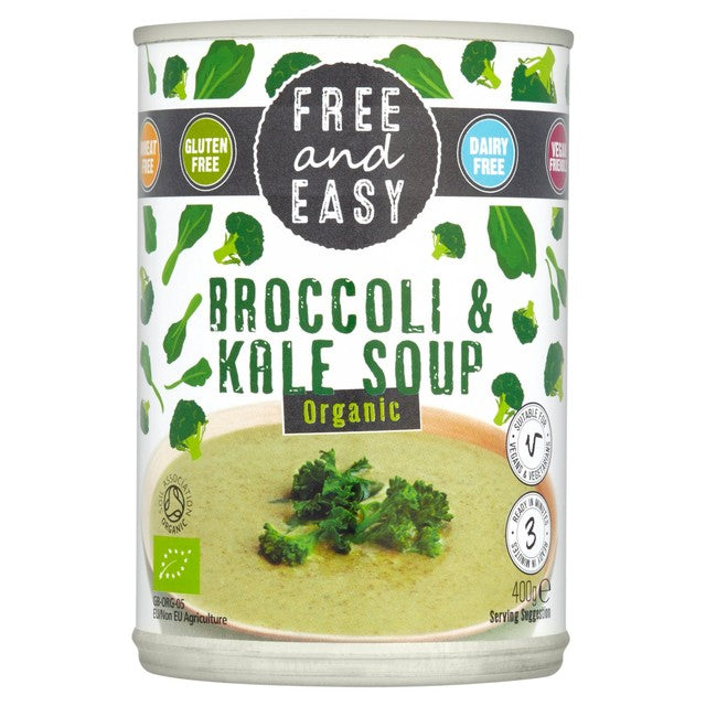 Free & Easy broccoli and kale soup 400g - British product