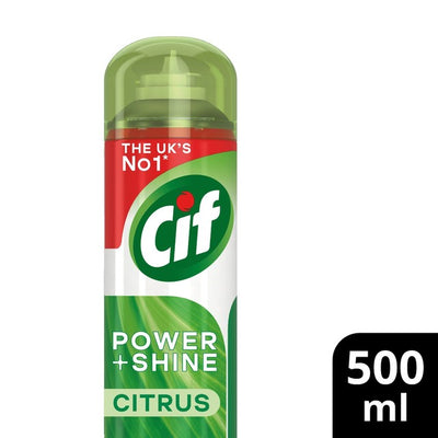Cif Mousse nettoyante pour salle de bain Power & Shine Agrumes 500 ml