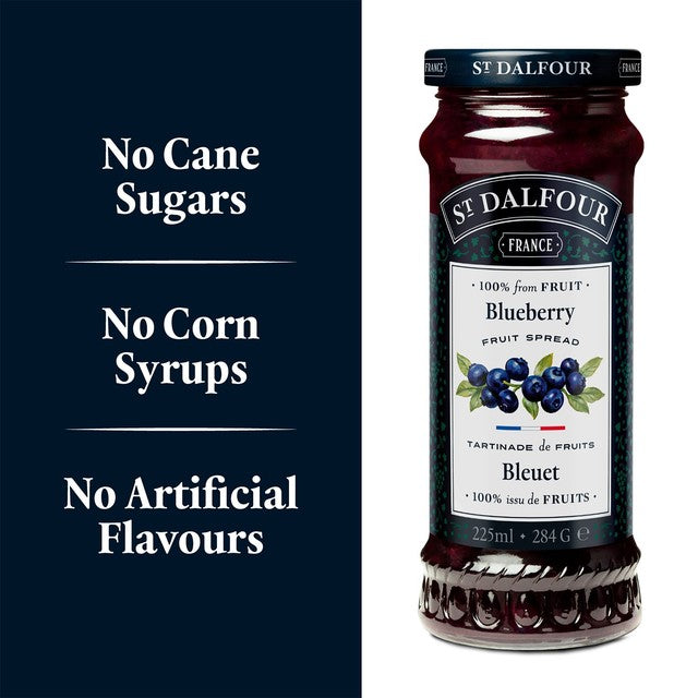 St Dalfour blueberry fruit spread 284g (British brand)
