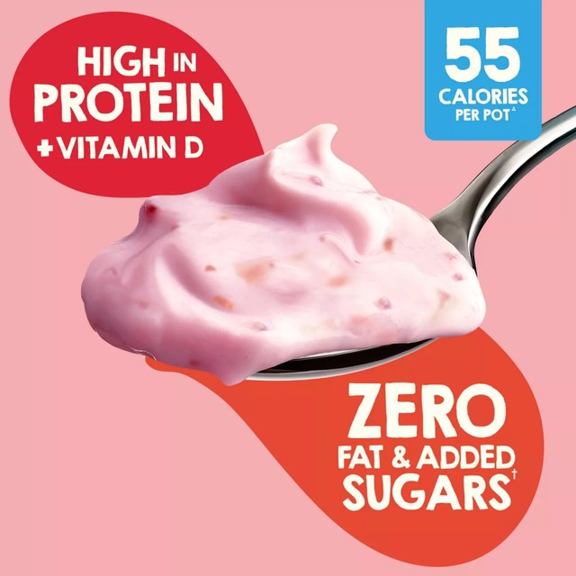 Light & Free strawberry yoghurt multipack 460g, UK version
