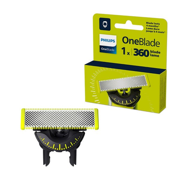 Philips OneBlade 360 Flex replacement blade, imported from the UK