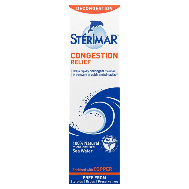 Sterimar Congestion Relief Nasal Spray 50ml (British brand)