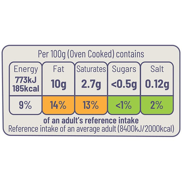 Ocado Organic Salmon Fillets Skin On Boneless 240g, imported from the UK