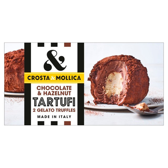 Crosta & Mollica Chocolate & Hazelnut Tartufi Gelato 208g - British product