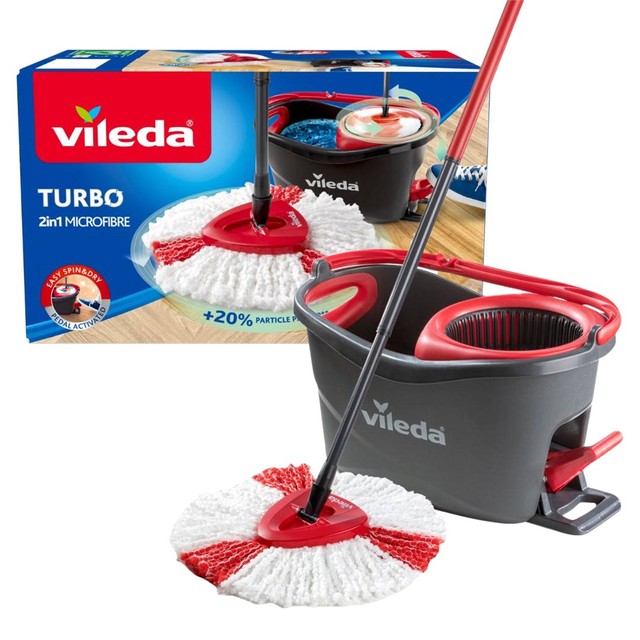 Vileda Turbo Spin Mop 2in1 Bucket Set (British brand)
