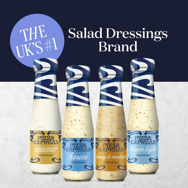 Pizza Express Honey & Mustard Salad Dressing 235ml, imported from the UK