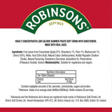 Robinsons Summer Fruits No Added Sugar Squash 66ml, imported from the UK