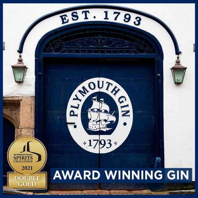 Plymouth Original Strength Gin 70cl, imported from the UK