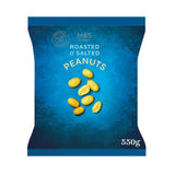 M&S Roasted and Salted Peanuts 550g, imported from the UK