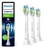 Philips Sonicare W2 Optimal White brush head 2+1 pack, imported from the UK