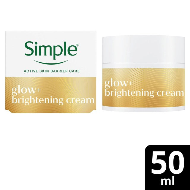 Simple Glow+ Brightening Moisturiser 50ml (British brand)