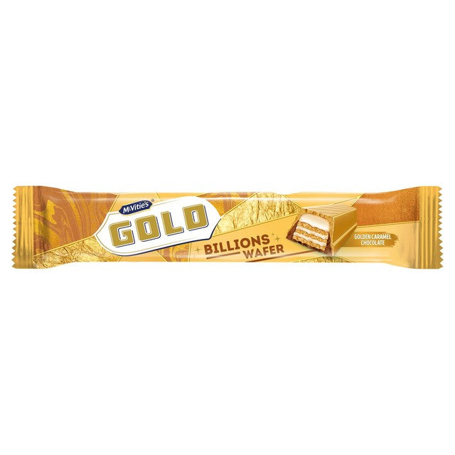 McVitie's Wafer Bar Golden Caramel 39g , imported from the UK