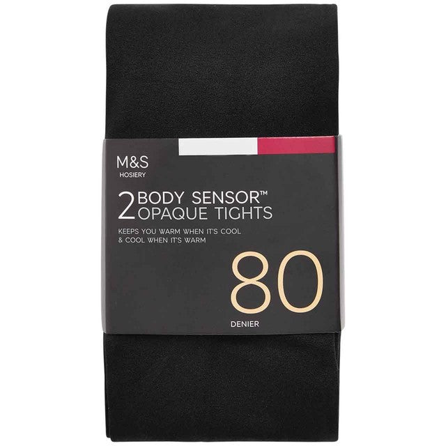 M&S Body Sensor tights black size S, imported from the UK