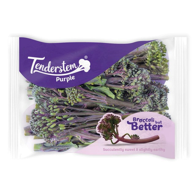 Tenderstem purple broccoli 200g (British brand)