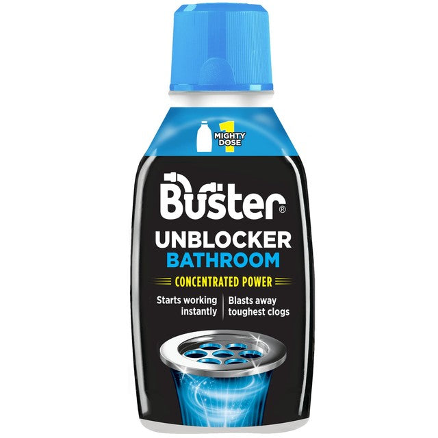 Buster Bathroom Drain Unblocker Mighty 1 Dose 300ml - British product