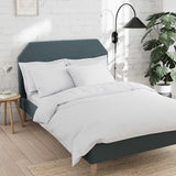 M&S Cotton Rich Duvet Cover 6 ft White, imported from the UK