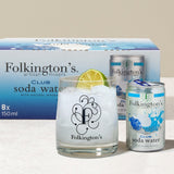 Folkington's Club Soda 8 x 150ml - British product