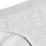 M&S girls' cotton stretch knickers white mix 3 pack 6-7 years, imported from the UK
