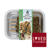 M&S halloumi kebabs with chimichurri and peppers 225g, imported from the UK