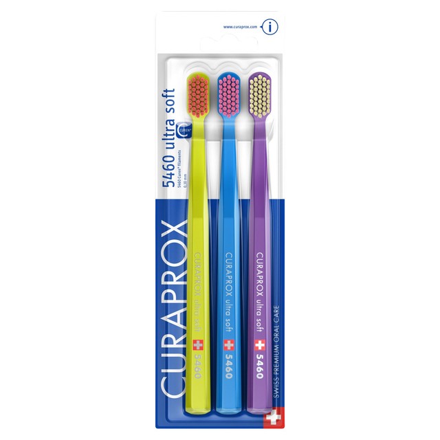 Curaprox 5460 Toothbrush Ultra Soft Triple Pack - British product