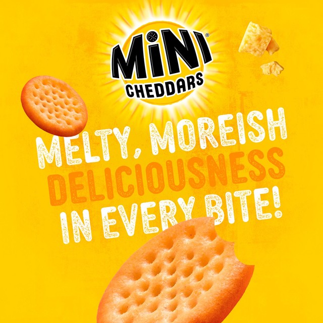 Jacob's Mini Cheddars Original cheese snack biscuits 6 pack, UK version