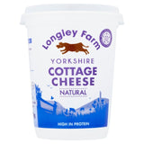 Longley Farm natural cottage cheese 450g, UK version