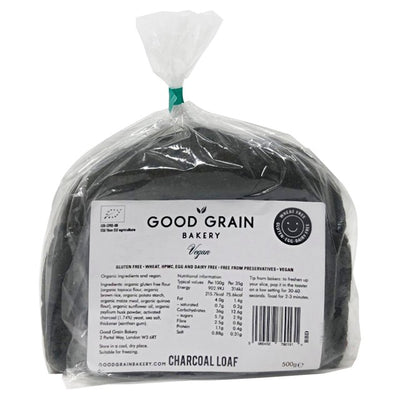 Good Grain Activated Charcoal Loaf Gluten Free Bread 500g
