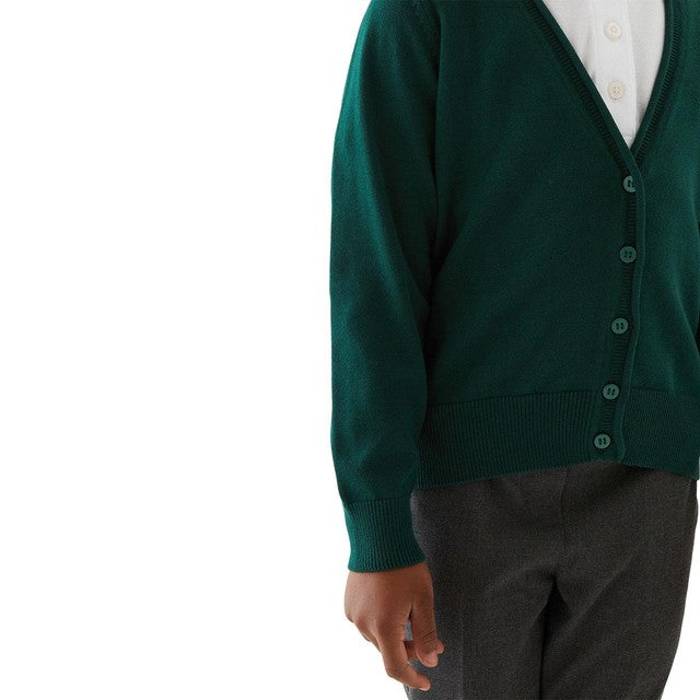 M&S green children's cardigan 2-pack size 13-14Y, imported from the UK