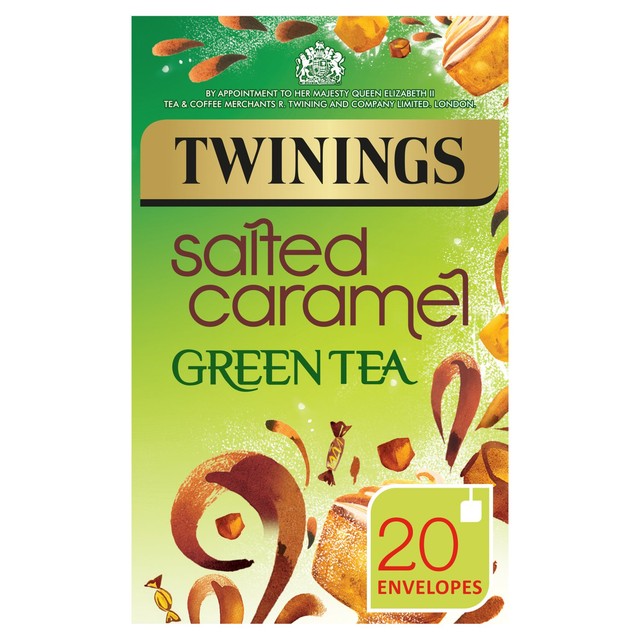 Twinings Salted Caramel Green Tea 20 Count (British brand)