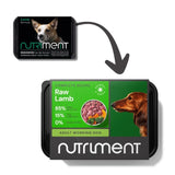 Nutriment lamb formula raw dog food 500g, imported from the UK