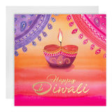 M&S Happy Diwali greeting card 15cm x 15cm, UK version