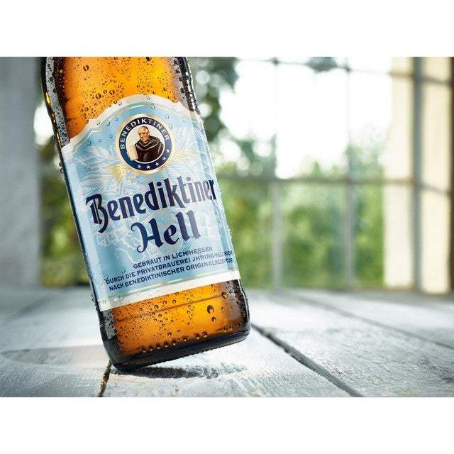 Benediktiner Hell lager 500ml - British product