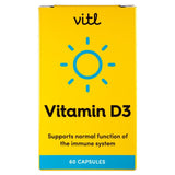 VITL Vitamin D3 Capsules 60g (British brand)