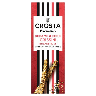 Crosta & Mollica Sesame & Seeds Grissini Breadsticks 140g