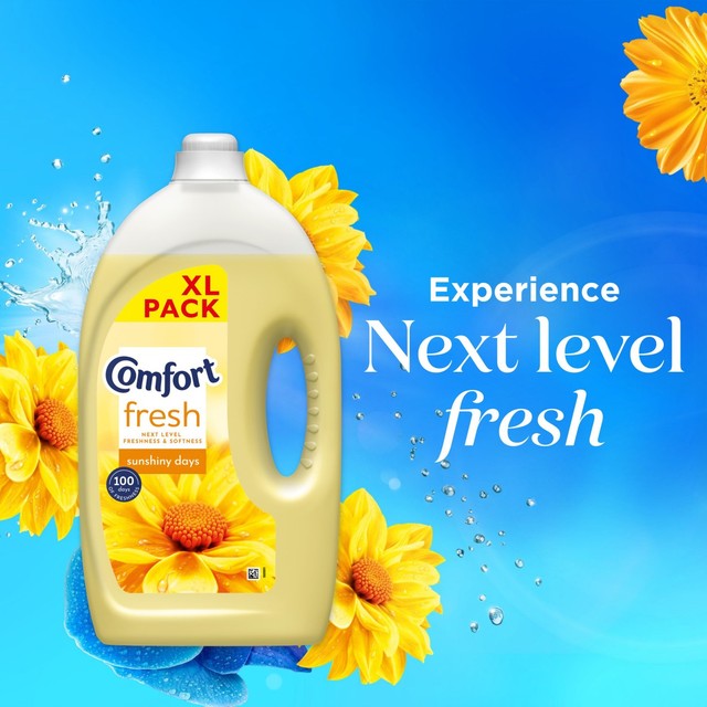 Comfort fabric conditioner Sunshiny Days 2490ml - British product