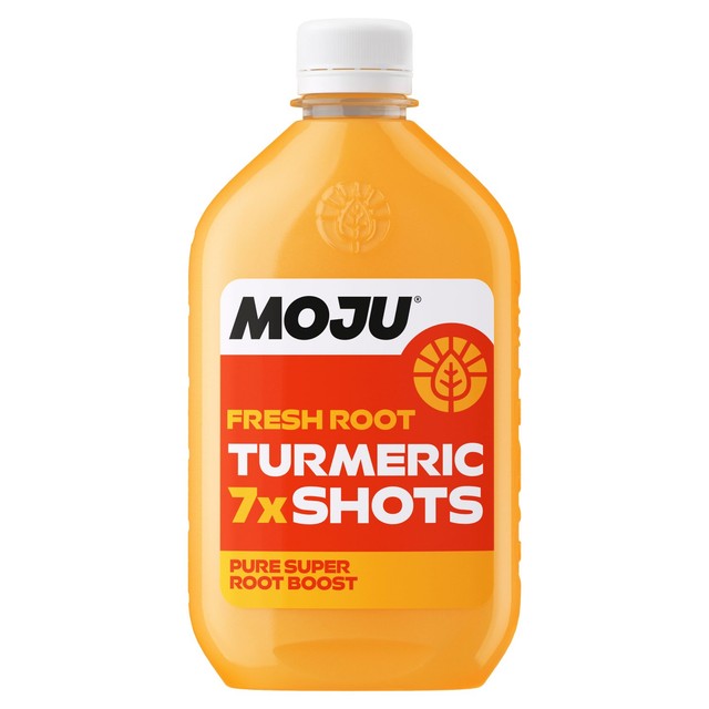 Moju turmeric vitality dosing bottle 7x shots 420ml, imported from the UK