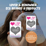 Naty compostable unscented baby wipes triple pack, imported from the UK